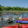 camping bord de rivière en Dordogne